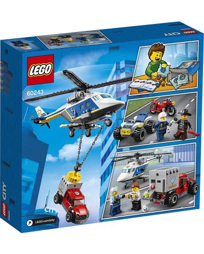 Constructor Lego City Police - Urmarire cu elicopterul politiei (60243) - 2