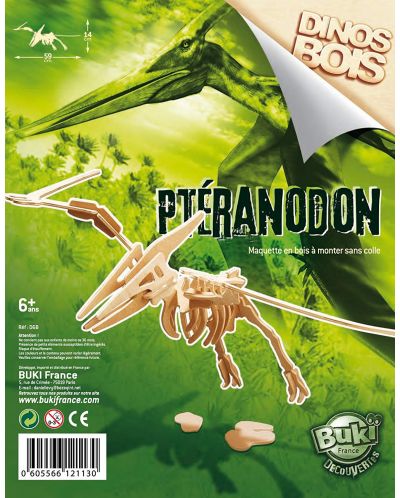 Puzzle 3D Buki Dinosaurs - Dinozaur, sortiment - 3