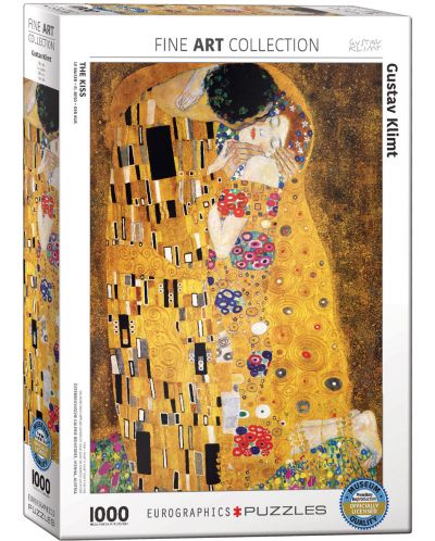 Puzzle Eurographics de 1000 piese – Sarutul, Gustav Klimt - 1