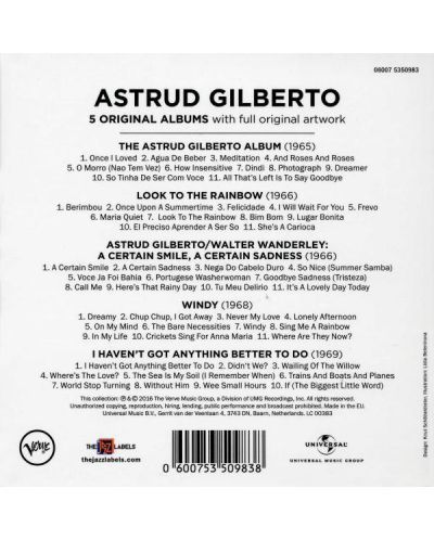 Astrud Gilberto - 5 Original Albums (CD Box)	 - 2