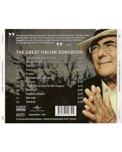 Albano Carrisi - The Great Italian Songbook (CD) - 2