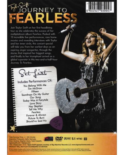 Taylor Swift - Journey to Fearless - (DVD) - 2