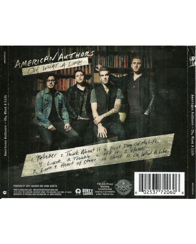 American Authors - Oh, what A Life (CD) - 2