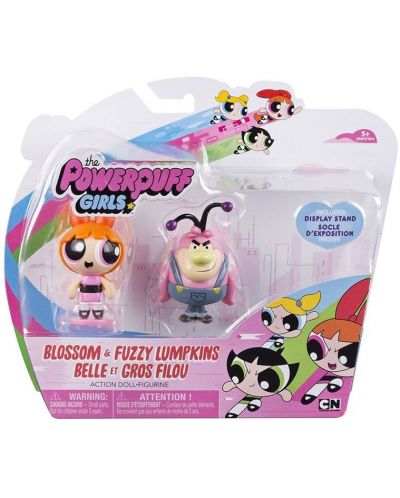 Set 2 figurine de actiune Spin Master Powerpuff Girls - Blossom и Fuzzy Lumpkins - 1