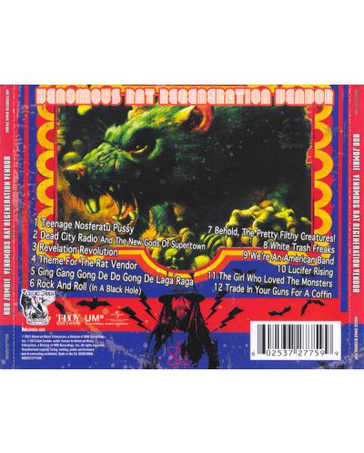Rob Zombie - Venomous Rat Regene (CD) - 4