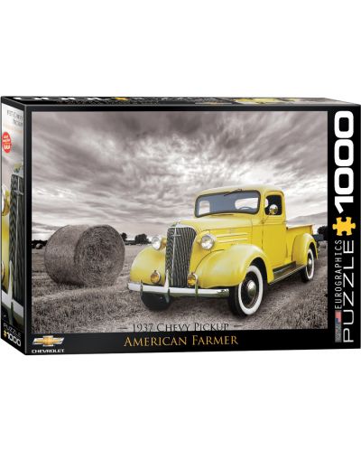 Puzzle Eurographics de 1000 piese – Camioneta Chevy din anul 1937 - 1
