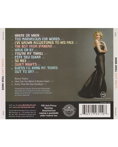Diana Krall - Quiet Nights (CD) - 2