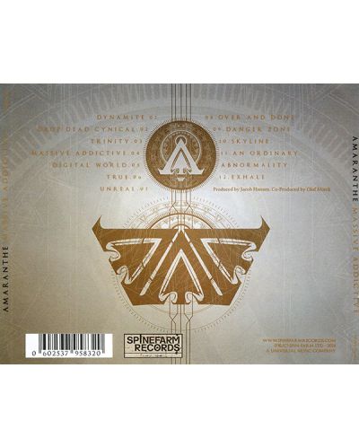 Amaranthe - MASSIVE ADDICTIVE (CD) - 2