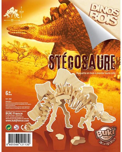 Puzzle 3D Buki Dinosaurs - Dinozaur, sortiment - 4