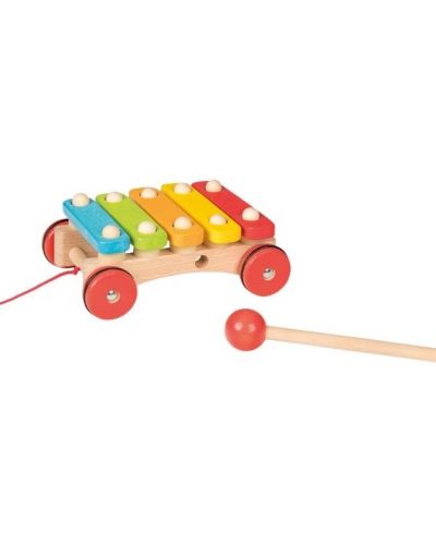 Instrument muzical pentru copii Goki - Xilofon, cu roti - 2