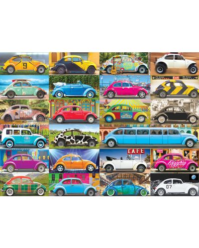 Puzzle Eurographics  cu 1000 de piese - VW Beetle - 2