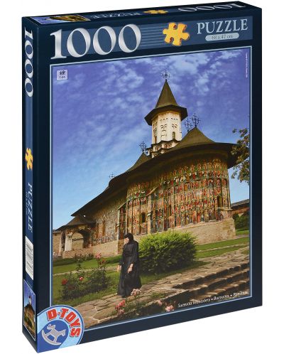 Puzzle D-Toys de 1000 piese - Manastirea Sucevita, Romania - 1