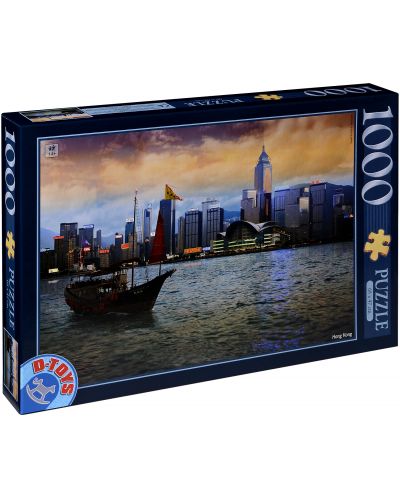 Puzzle D-Toys de 1000 piese - Hong Kong - 1
