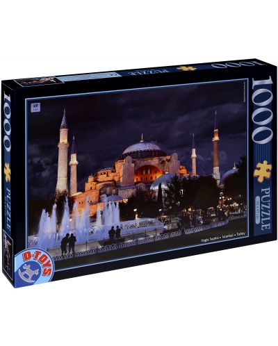 Puzzle D-Toys de 1000 piese - Biserica Sfanta Sofia, Istanbul - 1