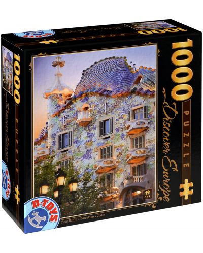 Puzzle D-Toys de 1000 piese - Casa Batlló, Barcelona - 1