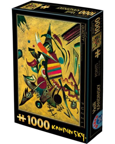 Puzzle D-Toys de 1000 piese – Puncte, Vasili Kandinsky - 1