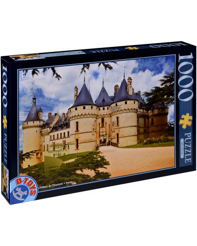 Puzzle D-Toys de 1000 piese - Castelul Chaumont sur Loire, Franta - 1