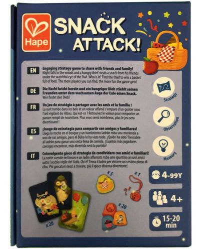 Joc cu carti Hape - Snack Attack - 3