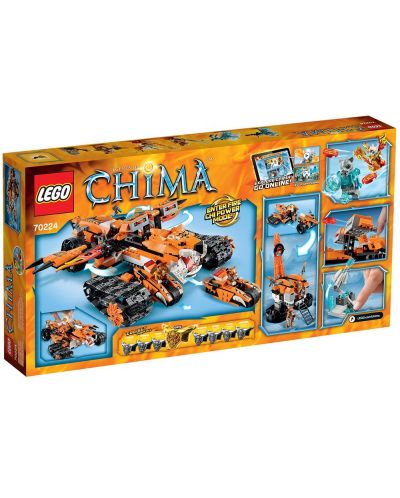 LEGO Legends of Chima: Centrul de comanda mobil Tiger (70224 LEGO Legends of Chima: Centrul de comanda mobil Tiger (70224