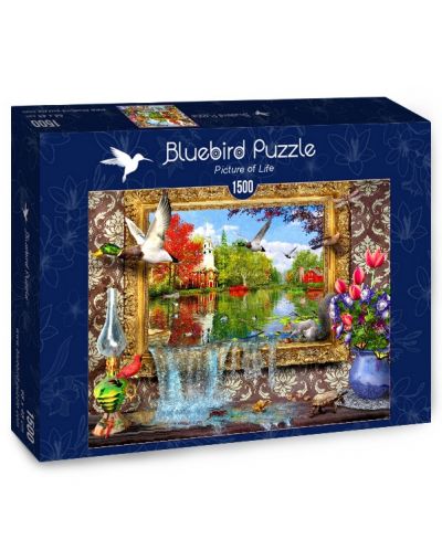 Puzzle Bluebird de 1500 piese - Poza vietii - 1