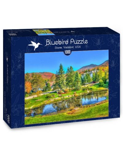 Puzzle Bluebird de 1000 piese - Stowe, Vermont SUA - 1