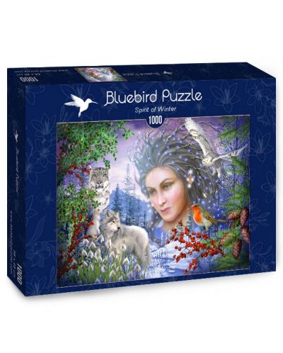Puzzle Bluebird de 1000 piese - Spiritul iernii - 1