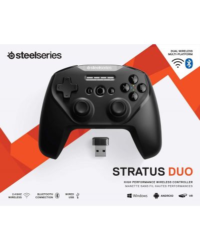Controller wireless SteelSeries - Stratus Duo, Windows/Android,negru - 4