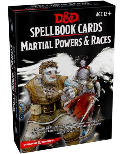 Completare pentru jocul de rol Dungeons & Dragons - Spellbook Cards: Martial Powers & Races - 1