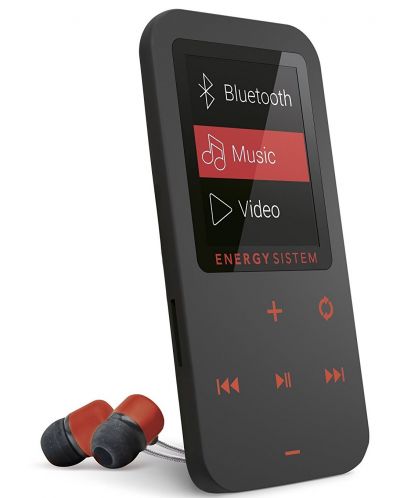 MP4 player Energy Sistem - Touch, negru/portocaliu | Ozone.ro