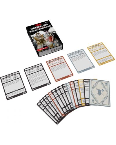 Completare pentru jocul de rol Dungeons & Dragons - Spellbook Cards: Martial Powers & Races - 2