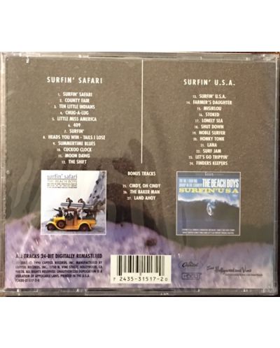 The BEACH BOYS - Surfin' Safari/Surfin' U.S.A. - (CD) - 2