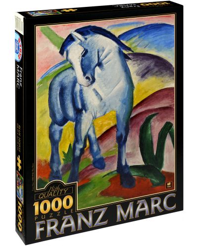 Puzzle D-Toys de 1000 piese – Cal gri, Frantz Mark - 1