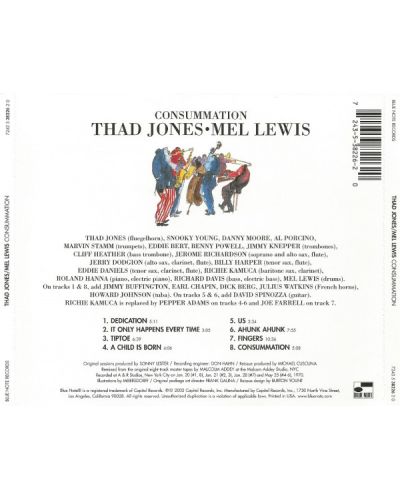 Thad Jones, Mel Lewis - Consummation - (CD) - 2