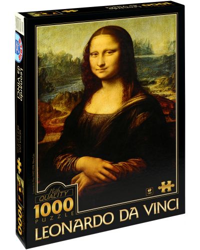 Puzzle D-Toys de 1000 piese – Mona Lisa, Leonardo da Vinci - 1