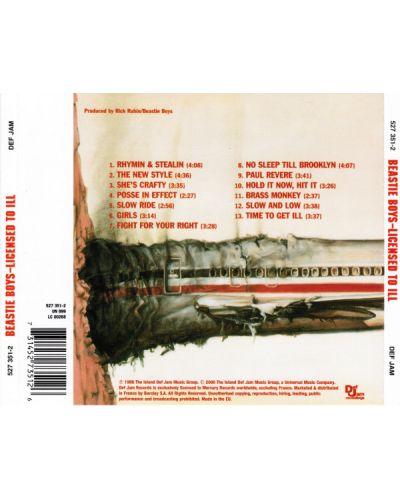 The Beastie BOYS - Licensed To Ill - (CD) - 2
