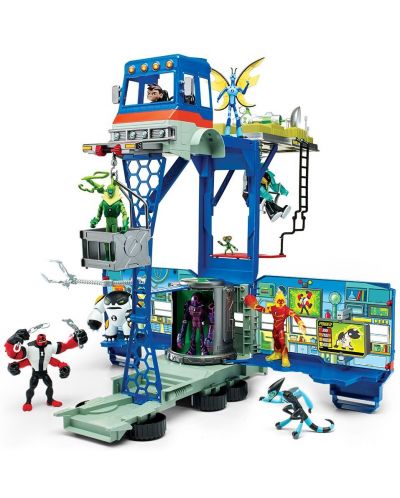 Set de jucarie Ben 10 Caravana baza extraterestra Ozone.ro