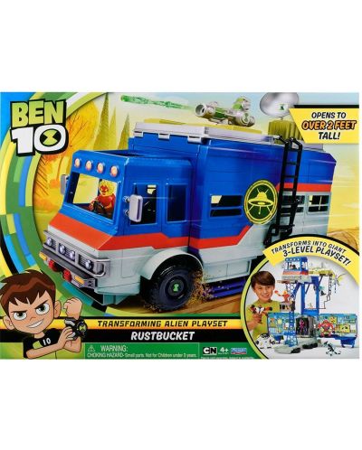 Set de jucarie Ben 10 Caravana baza extraterestra Ozone.ro