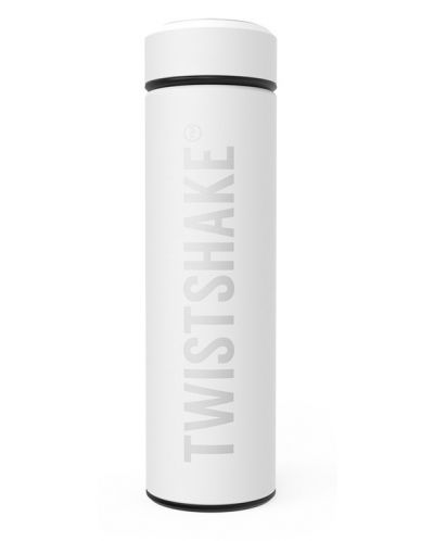 Termos pentru copii Twistshake Hot or Cold Pastel - Alb, 420 ml - 2