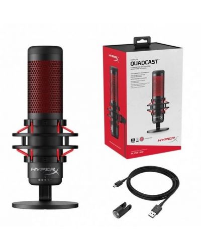 Microfon HyperX - Quadcast, negru - 5