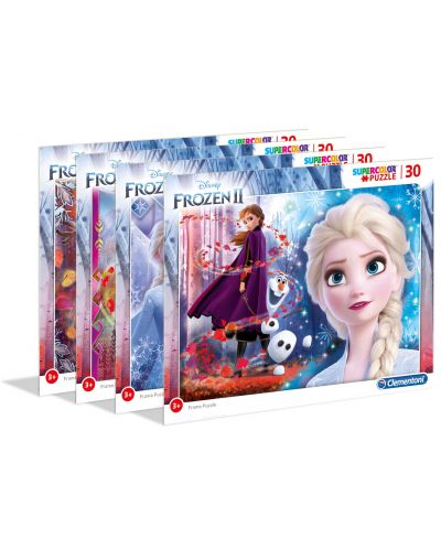 Puzzle Clementoni de 30 piese - Disney Frozen 2, sortiment - 1
