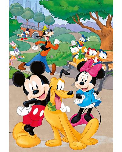 Puzzle Clementoni din 104 piese si model 3D - Mickey Mouse - 2
