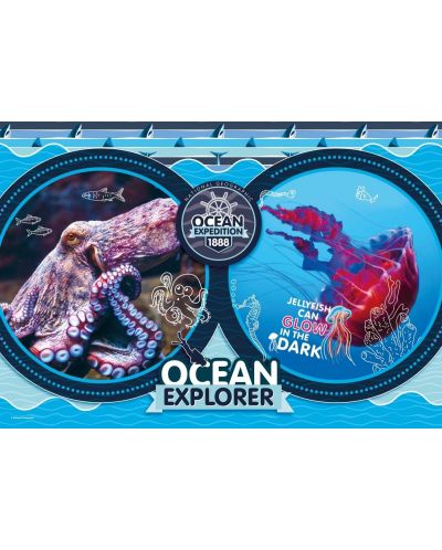 Puzzle Clementoni de 180 piese - National Geographic Ocean Expedition - 2