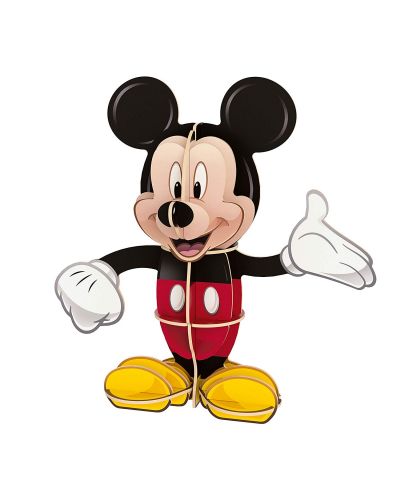Puzzle Clementoni din 104 piese si model 3D - Mickey Mouse - 3