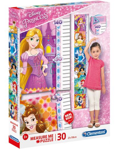 Puzzle-metru Clementoni de 30 piese - Disney Princess - 1