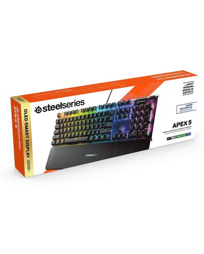 Tastatura gaming SteelSeries - Apex 5, neagra - 4