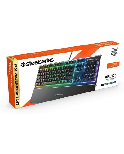 Tastatura gaming SteelSeries - Apex 3,neagra - 4