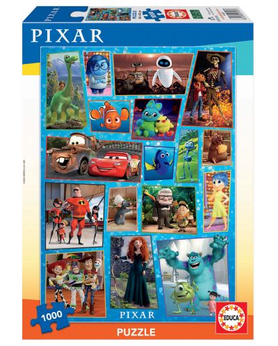 Puzzle Educa de 1000 de piese - Familia Disney si Pixar - 1