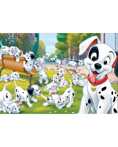 Puzzle Educa 2 x 25 de piese - Animale Disney, 101 dalmatieni si pisicile aristocrate - 2