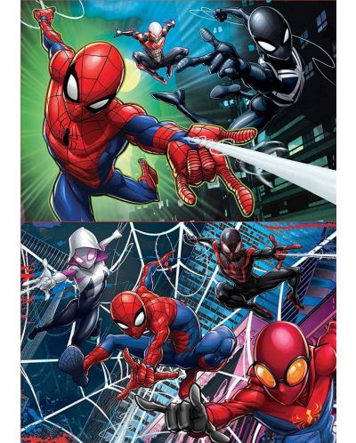 Puzzle Educa din 2 x 100 piese - Spider-man - 2