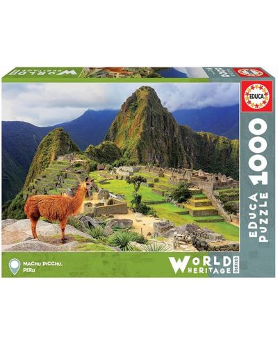 Puzzle Educa de 1000 piese - Machu Picchu, Peru - 1